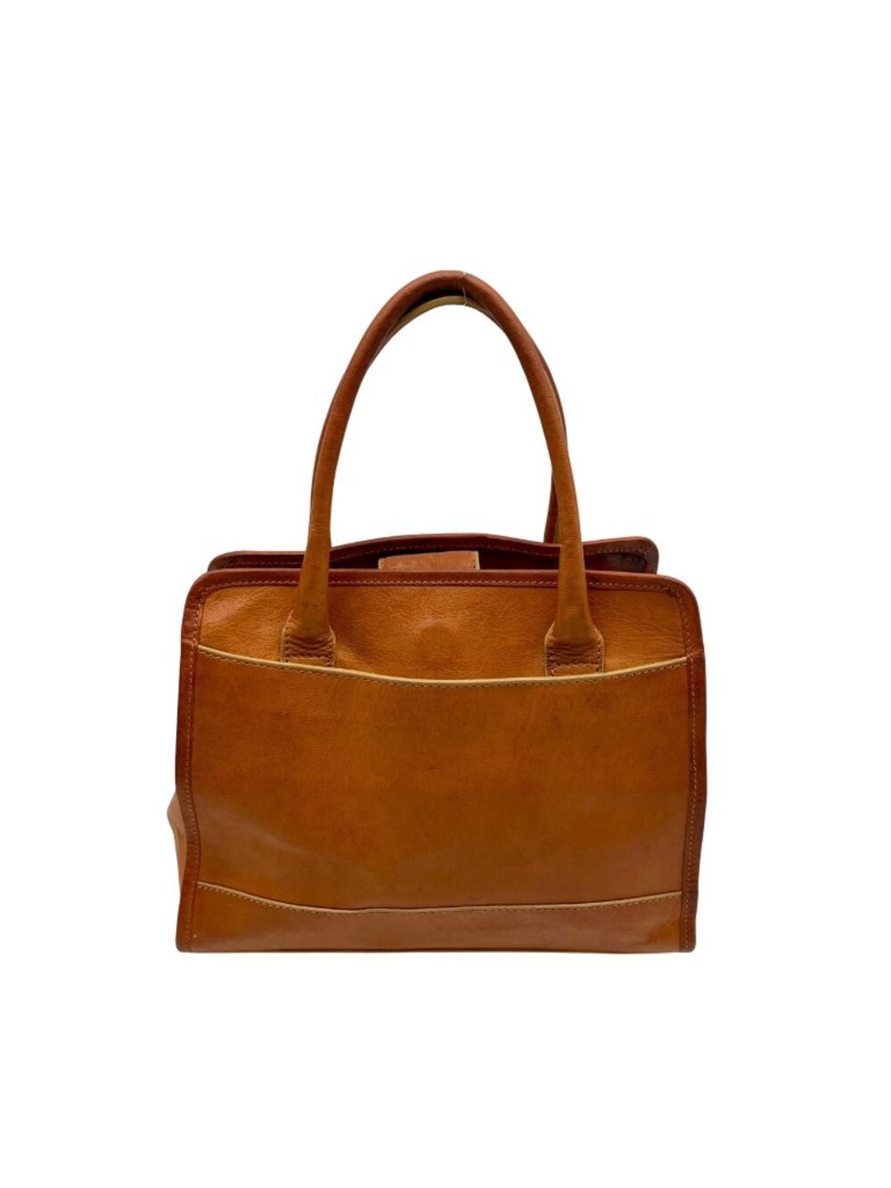 Noonday Collection Tan Leather Bravo Bag